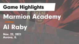 Marmion Academy  vs Al Raby  Game Highlights - Nov. 22, 2021