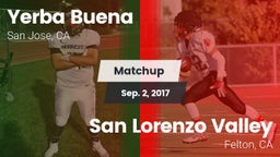Matchup: Yerba Buena High vs. San Lorenzo Valley  2017