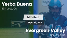 Matchup: Yerba Buena High vs. Evergreen Valley  2018