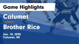 Calumet  vs Brother Rice  Game Highlights - Jan. 18, 2020