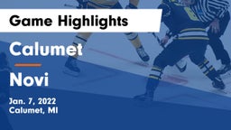 Calumet  vs Novi Game Highlights - Jan. 7, 2022