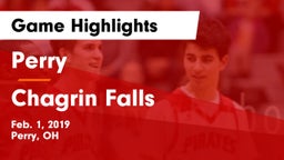Perry  vs Chagrin Falls  Game Highlights - Feb. 1, 2019
