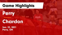 Perry  vs Chardon Game Highlights - Jan. 22, 2021