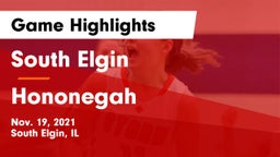 South Elgin  vs Hononegah Game Highlights - Nov. 19, 2021