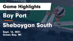 Bay Port  vs Sheboygan South  Game Highlights - Sept. 16, 2021