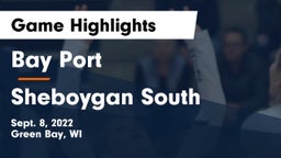 Bay Port  vs Sheboygan South  Game Highlights - Sept. 8, 2022