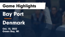 Bay Port  vs Denmark  Game Highlights - Oct. 15, 2022