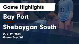 Bay Port  vs Sheboygan South  Game Highlights - Oct. 12, 2023
