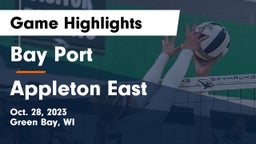 Bay Port  vs Appleton East  Game Highlights - Oct. 28, 2023
