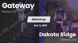 Matchup: Gateway High vs. Dakota Ridge  2017