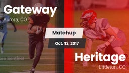 Matchup: Gateway High vs. Heritage  2017
