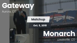 Matchup: Gateway High vs. Monarch  2018