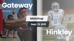 Matchup: Gateway High vs. Hinkley  2019