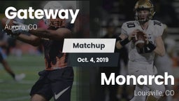 Matchup: Gateway High vs. Monarch  2019