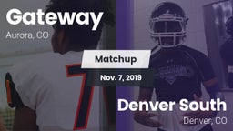 Matchup: Gateway High vs. Denver South  2019