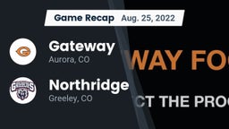 Recap: Gateway  vs. Northridge  2022