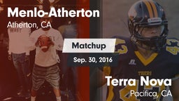 Matchup: Menlo-Atherton High vs. Terra Nova  2016