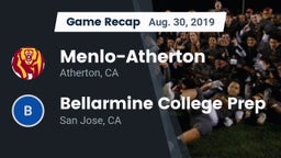 Recap: Menlo-Atherton  vs. Bellarmine College Prep  2019