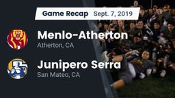 Recap: Menlo-Atherton  vs. Junipero Serra  2019