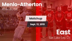 Matchup: Menlo-Atherton High vs. East  2019