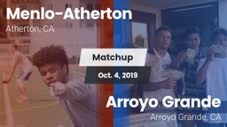 Matchup: Menlo-Atherton High vs. Arroyo Grande  2019