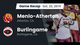 Recap: Menlo-Atherton  vs. Burlingame  2019