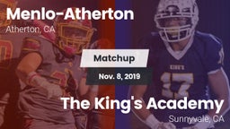 Matchup: Menlo-Atherton High vs. The King's Academy  2019