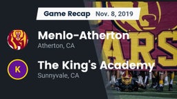 Recap: Menlo-Atherton  vs. The King's Academy  2019