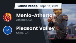 Recap: Menlo-Atherton  vs. Pleasant Valley  2021