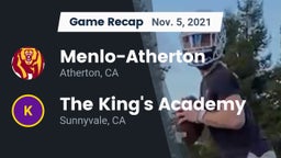 Recap: Menlo-Atherton  vs. The King's Academy  2021