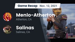 Recap: Menlo-Atherton  vs. Salinas  2021