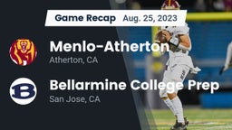 Recap: Menlo-Atherton  vs. Bellarmine College Prep  2023
