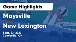 Maysville  vs New Lexington  Game Highlights - Sept. 22, 2020