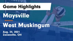 Maysville  vs West Muskingum  Game Highlights - Aug. 24, 2021
