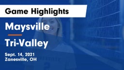 Maysville  vs Tri-Valley  Game Highlights - Sept. 14, 2021