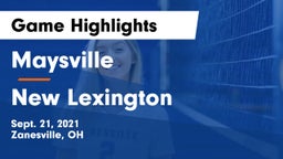 Maysville  vs New Lexington  Game Highlights - Sept. 21, 2021