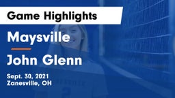 Maysville  vs John Glenn  Game Highlights - Sept. 30, 2021
