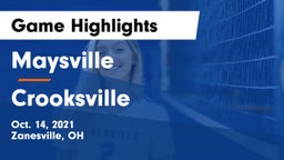 Maysville  vs Crooksville  Game Highlights - Oct. 14, 2021