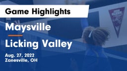 Maysville  vs Licking Valley Game Highlights - Aug. 27, 2022