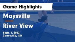 Maysville  vs River View  Game Highlights - Sept. 1, 2022
