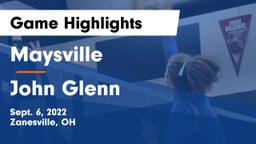 Maysville  vs John Glenn  Game Highlights - Sept. 6, 2022