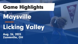 Maysville  vs Licking Valley  Game Highlights - Aug. 26, 2023