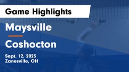 Maysville  vs Coshocton  Game Highlights - Sept. 12, 2023