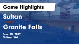 Sultan  vs Granite Falls  Game Highlights - Jan. 18, 2019