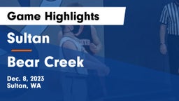 Sultan  vs Bear Creek Game Highlights - Dec. 8, 2023