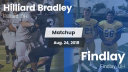Matchup: Hilliard Bradley vs. Findlay  2018