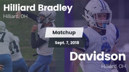 Matchup: Hilliard Bradley vs. Davidson  2018