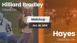 Matchup: Hilliard Bradley vs. Hayes  2018