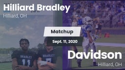 Matchup: Hilliard Bradley vs. Davidson  2020