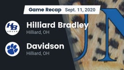 Recap: Hilliard Bradley  vs. Davidson  2020
